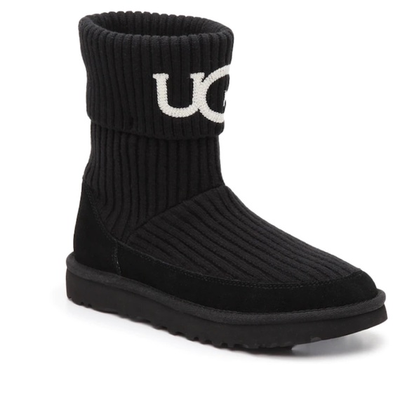 UGG Shoes - NEW UGG Knit Logo Bootie size 7